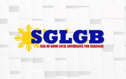 sglgb logo|53 Caraga villages bag 2021 good governance seal.